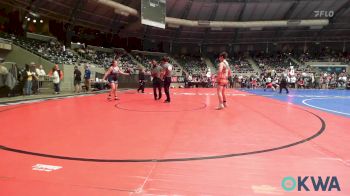 140 lbs Rr Rnd 1 - Briar James, Sallisaw Takedown Club vs Kaylynn Lewis, Harrah Little League Wrestling