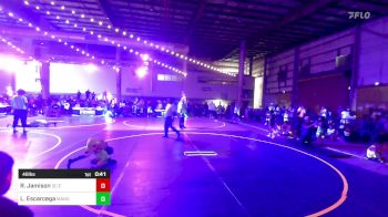 46 lbs Semifinal - Ranger Jamison, DC Elite vs Levi Escarcega, Manu WC