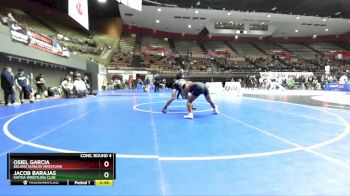 150 lbs Cons. Round 4 - Jacob Barajas, Kaitoa Wrestling Club vs Osiel Garcia, Delano Diablos Wrestling