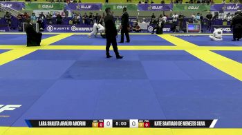Kate Santiago De Menezes Silva vs Lara Shalita Araújo Amorim 2025 Brasileiro Jiu-Jitsu IBJJF