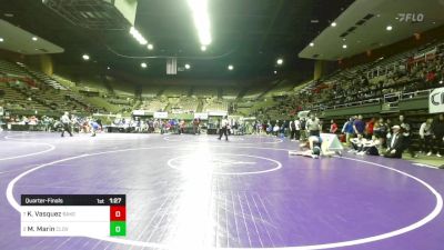 192 lbs Quarterfinal - Kai Vasquez, Bakersfield vs Mark Marin, Clovis