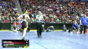 1A-126 lbs Semifinal - Tayten Coufal, Alburnett vs Jesse Lewis, West Sioux, Hawarden