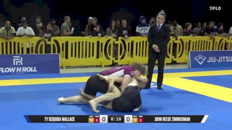 John Reese Zimmerman vs Ty Sequoia Wallace 2025 Pan IBJJF Jiu-Jitsu No-Gi Championship