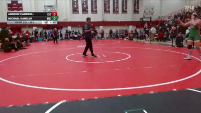 184 lbs Cons. Round 2 - Michael Kanzler, Big Bend vs Andrew Campbell, Evergreen State College