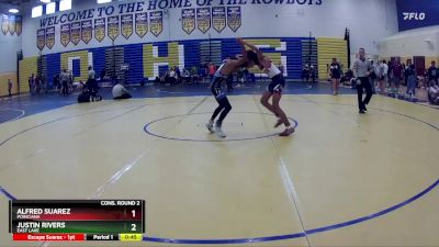 106 lbs Cons. Round 2 - Alfred Suarez, Poinciana vs Justin Rivers, East Lake