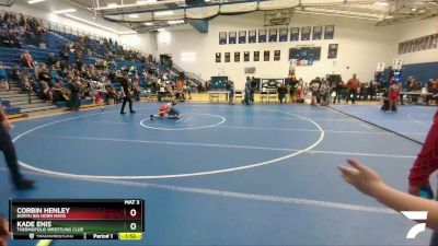 93-105 lbs Round 3 - Corbin Henley, North Big Horn Rams vs Kade Enis, Thermopolis Wrestling Club