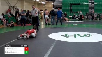 Match - Jack Coleman, Center Grove Wrestling Club vs Michael Zuercher, Little Eagle Wrestling Club