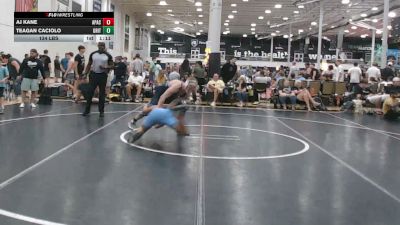 134 lbs Rr Rnd 1 - AJ Kane, Apache Black - HSC vs Teagan Caciolo, Grit Mat Club Blue - HSC