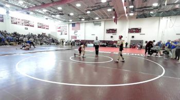 126 lbs Round Of 32 - Aiden Lazaro, St Joseph vs Beaudin Damboise, Northwestern