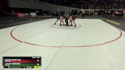 2A/1A-132 Semifinal - Logan Gerding, Toledo vs Jacob Whittles, Nestucca