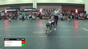 47 lbs Round 3 - Isaiah Simonds, Havers Hammers vs Grayson Sours, Colorado Regulators