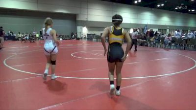 105 lbs Round 6 (8 Team) - Savanna Valle, Hernando Wrestling vs Daphne Pavnica, MXW Purple