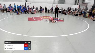 32 kg Rr Rnd 3 - Bristol Pope, Valkyrie Girls WC vs Aria Bushaw, Wyoming SEM Women