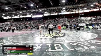 160 lbs Champ. Round 3 - Patrick Lakey, Centennial vs Cameron Vogl, Moscow