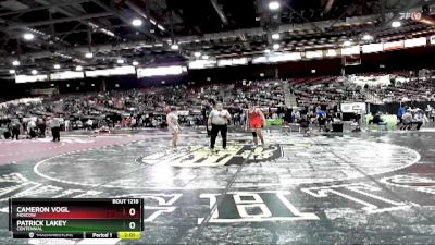 160 lbs Champ. Round 3 - Patrick Lakey, Centennial vs Cameron Vogl, Moscow