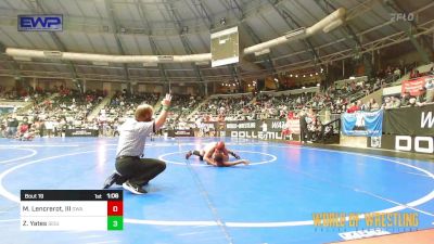 130 lbs Round Of 16 - Michael Lencrerot, III, The Glasgow Wrestling Academy vs Zaiden Yates, Siouxland Wrestling Academy