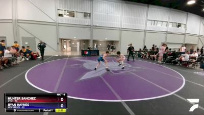 100 lbs Placement Matches (16 Team) - Hunter Sanchez, Utah vs Ryan Haynes, New Jersey