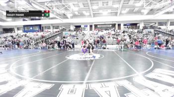 130 lbs Champ. Round 2 - Sophia Johnson, Orem vs Hailey Fisher, Box Elder