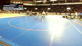 Girls 100 lbs Champ. Round 1 - RyleeAnne Jugarap, Stadium (Girls) vs Brianna Canchola, McNary