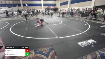 130 lbs Consi Of 16 #1 - Raquel Hall, Revival School Of Wrestling vs Emma Engelking, NB Elite