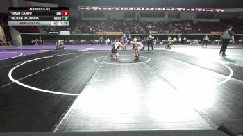 125 lbs Semifinal - Juan Cantu, Texas A&M vs Elijah Valencia, Menlo