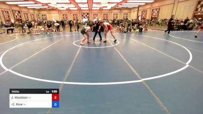 165 lbs Consi Of 8 #2 - Jesse Woodson, Va vs Caleb Rice, Pa