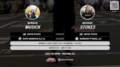 Meghan Stokes vs Morgan Musick 2024 ADCC Phoenix Open
