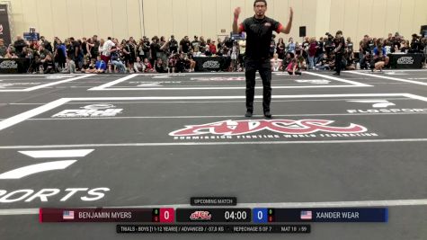 Benjamin Myers vs Xander Wear 2025 ADCC Orlando Open/Youth Trials