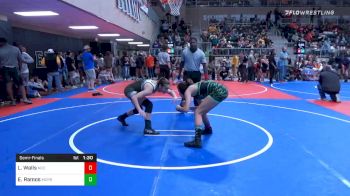 115 lbs Semifinal - Laurin Walls, Norman Grappling Club vs Eden Ramos, Morris Eagles Wrestling Club