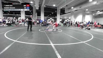 U20 Freestyle FS - 74 lbs Champ. Round 2 - Owen Eck, Oklahoma Regional Training Center vs Kaiden Knaack, Burg Training Center
