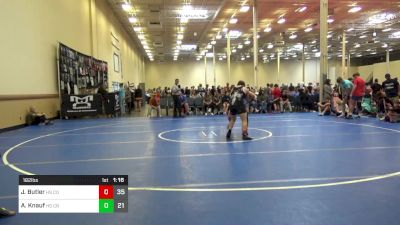 182 lbs Semifinal - Jordan Butler, HS The Compound RTC vs Ashton Knauf, HS Camp Reynolds