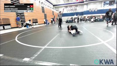 92-98 lbs Rr Rnd 4 - Rhett Hardy, Shelton Wrestling Academy vs Cohen Wallace, Kingfisher YellowJackets