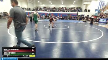 138 lbs Champ. Round 2 - Kros O`Brien, Lakeland vs Logan Tompkins, Moscow
