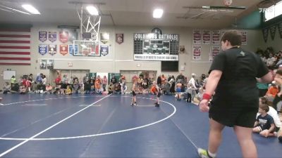 8 lbs Round 3 - Kyler King, Wolf Creek Wrestling Club vs River Trumblee, Tripoli Panther Wrestling Club