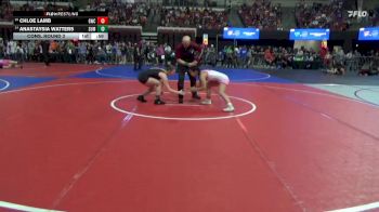 123 lbs Cons. Round 2 - Anastaysia Watters, Lockwood Wrestling Club vs Chloe Lamb, Glasgow Wrestling Club