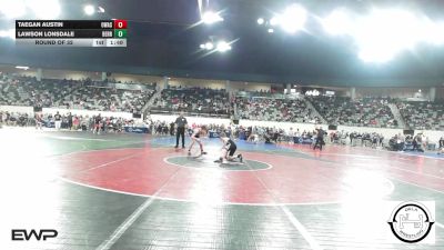161 lbs Round Of 32 - Taegan Austin, Owasso Rams Jh Boys vs Lawson Lonsdale, Berryhill High School