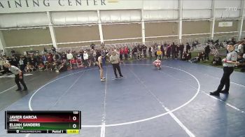 150 lbs Cons. Semi - Javier Garcia, Kearns vs Elijah Sanders, Clearfield