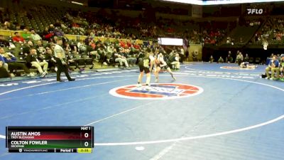 144 Class 4 lbs Cons. Round 1 - Austin Amos, Troy Buchanan vs Colton Fowler, Seckman