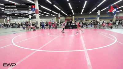 110 lbs 3rd Place - Giana Zavala, Jflo Trained vs Madilynn Hine, Fitness Fight Factory Wrestling Club