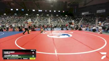 2A-145 lbs Semifinal - Louden Bremer, Lingle-Ft. Laramie/Southeast vs Gabe Emery, Kemmerer