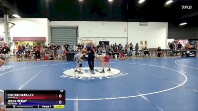 97 lbs Placement Matches (16 Team) - Colton Schultz, Illinois vs John McKay, Michigan