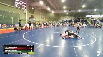 165 lbs Cons. Round 3 - Colton Munns, Hammers Academy vs Kaiden Kimball, Soda Psychos Wrestling Club