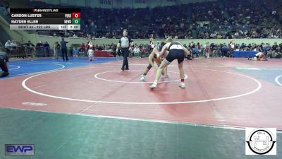 123 lbs Round Of 64 - Carson Luster, Perkins-Tryon vs Hayden Eller, Newkirk