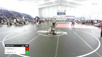 123 lbs Consi Of 8 #1 - Brody Bellefeuil, Lions WC vs Kaiden Navarro, Threshold