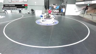 132 lbs Champ. Rd Of 16 - Paul Portugal, Elk Grove Wrestling Academy vs Arthur Fernandez