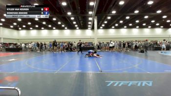 120 lbs Champ. Round 1 - Kyler Van Keuren, WI vs Donovan Jenkins, FL