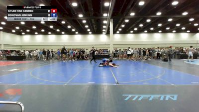 120 lbs Champ. Round 1 - Kyler Van Keuren, WI vs Donovan Jenkins, FL