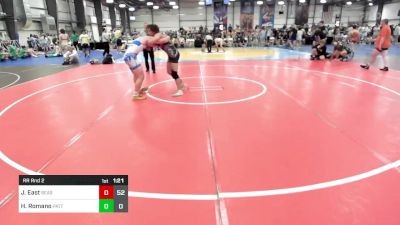 182 lbs Rr Rnd 2 - Jaquan East, Beast Nation Gold vs Hunter Romano, Patton Trained Red