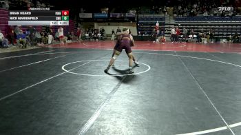 174 lbs Consi Of 16 #2 - Brian Heard, Penn vs Nick Marienfeld, Central Michigan