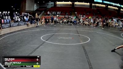 88 lbs Round 1 (6 Team) - Kellum Metcalf, TB Legacy vs Mia Zugai, Silo WC